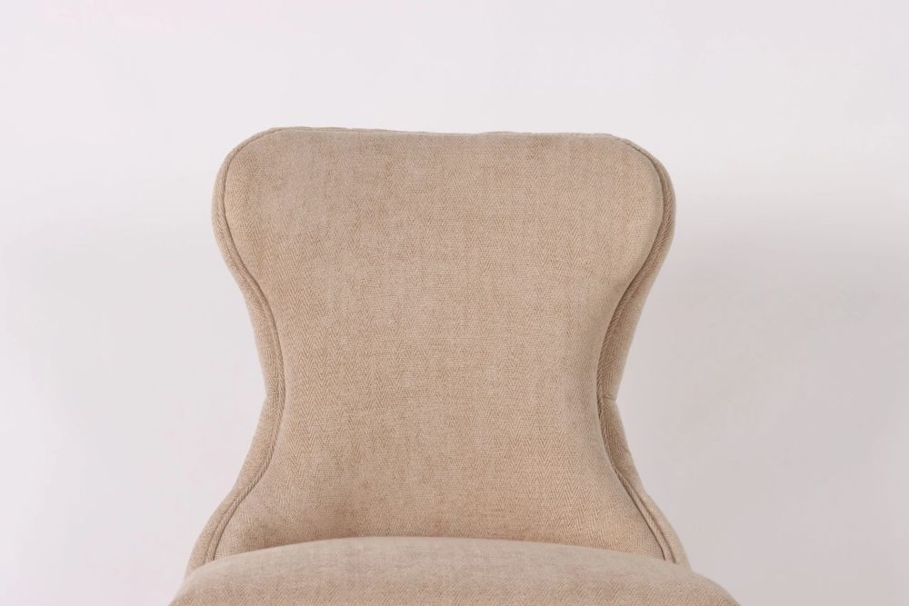 Product photograph of Guia Beige Button Back Piping Counter Stool Sold In Pairs from Choice Furniture Superstore.